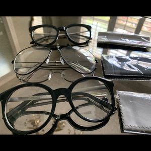 Clear lenses glasses